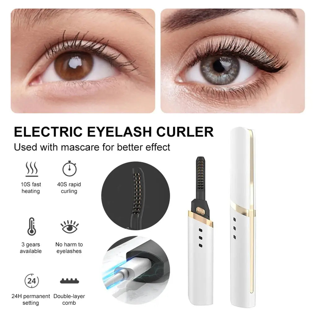 Adjustable Heating Eyelash Curler