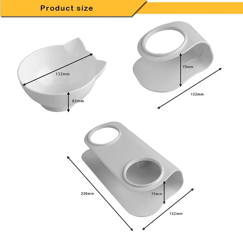 Double Pet Bowl With Stand