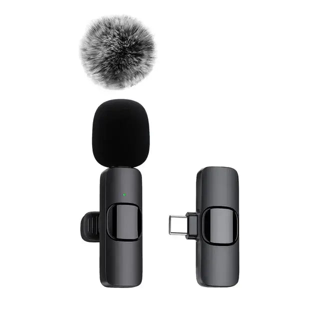 Wireless Lavalier Microphone Portable Solution For Mobile Recording