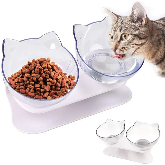 Double Pet Bowl With Stand