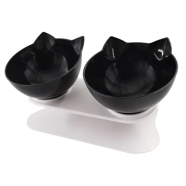 Double Pet Bowl With Stand